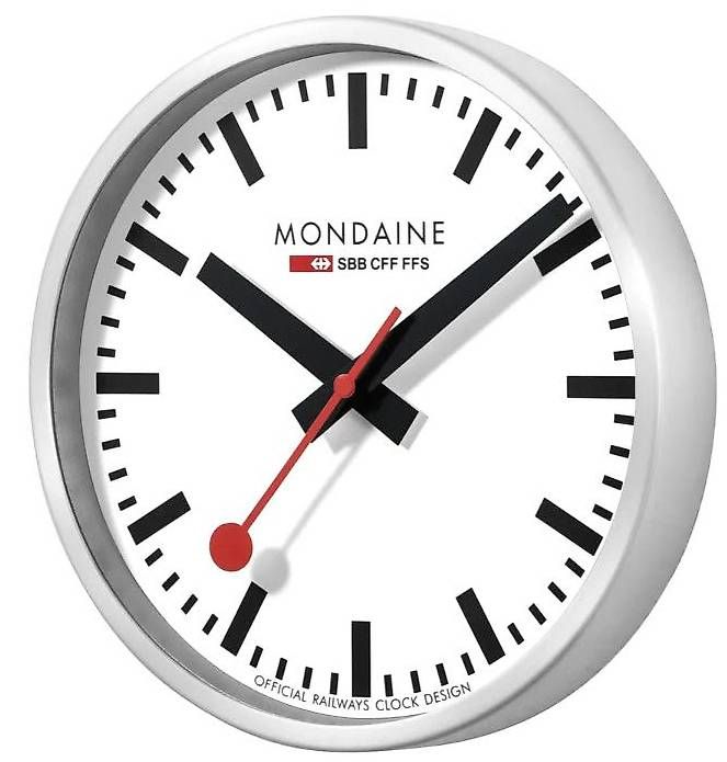 Uhren: MONDAINE Wanduhr – Gebraucht aus Schwarzenburg von RetroHaven