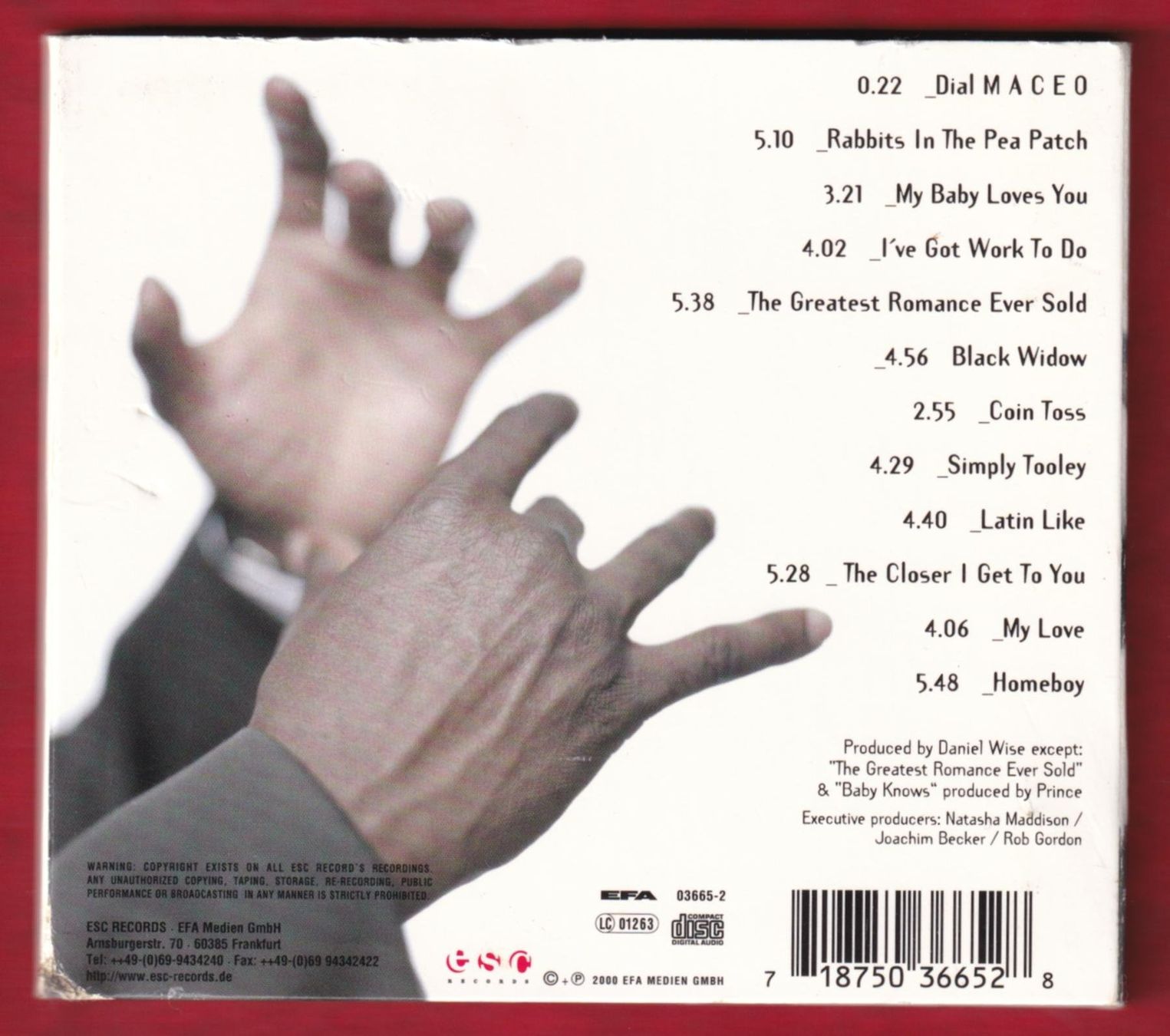 CD: Maceo Parker - Dial: Maceo (CD) – Usato da Zürich venduto da Pfluftl2000 1