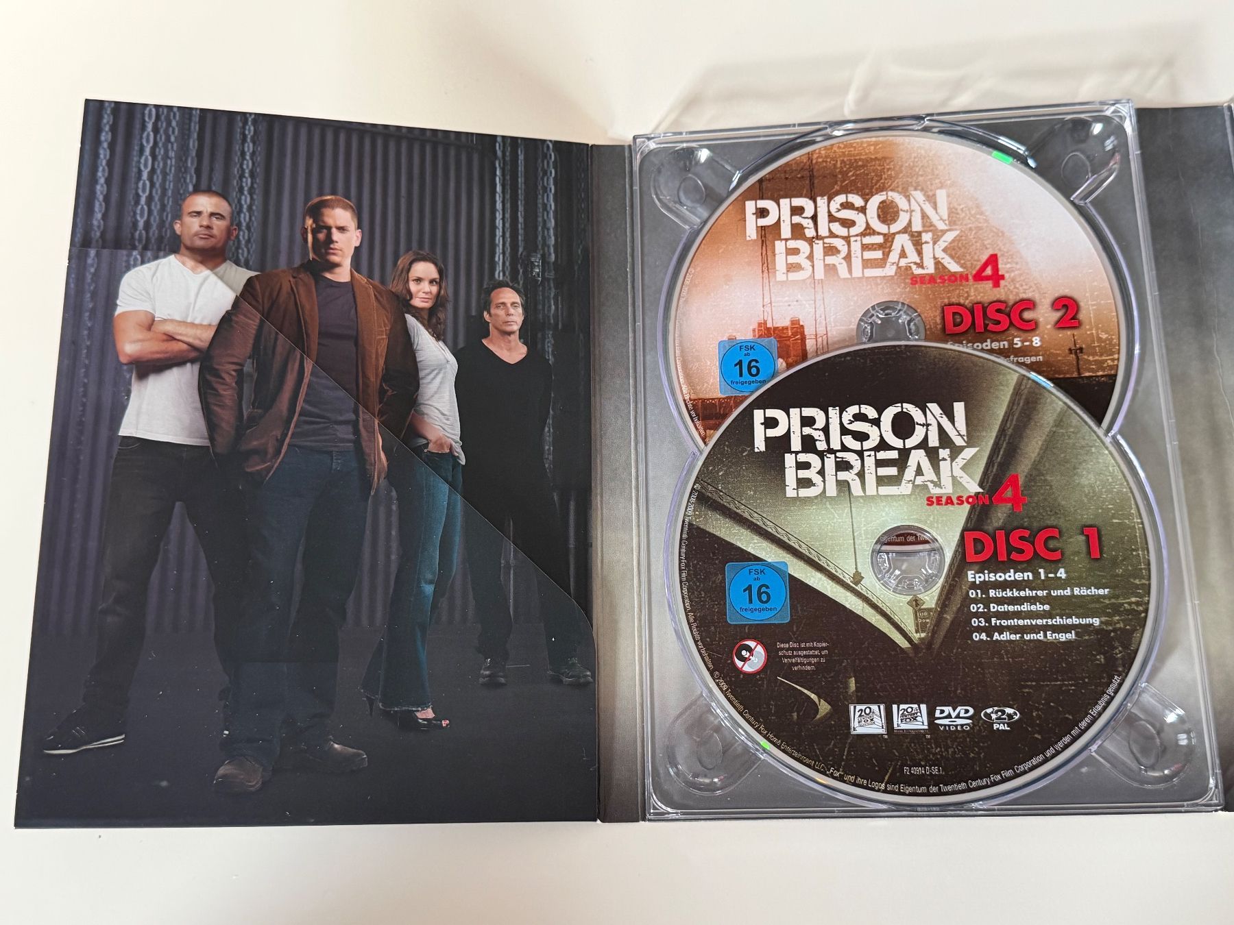 Tutti i DVDs: Prison Break - Staffel 4 - DVD Box - Digipack im Schuber – Usato da Altstätten SG venduto da sheamus 5