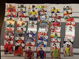 54 Panini Sammelkarten Fussball