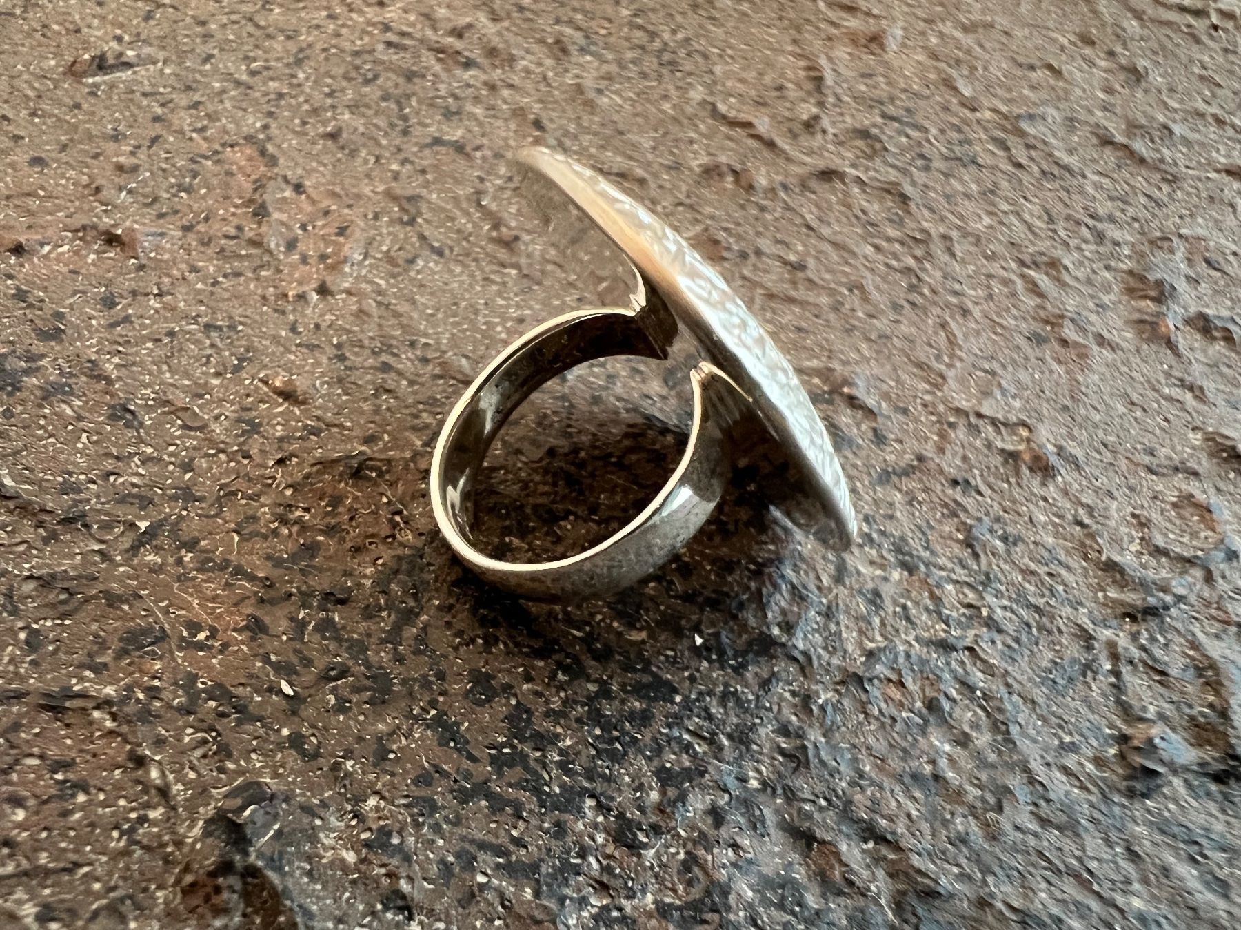 Anelli: Designer Ring - Grösse:  54 - Ringkopf Ø 3cm 925 Silber – Nuovo (secondo la descrizione) da Bern venduto da Jiffy 5