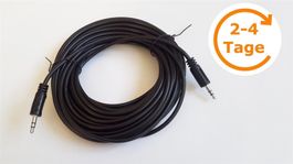 Audiokabel 2x 3.5 mm Klinke Stereo, 10 m