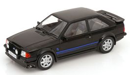 Ford Escort MK III RS Turbo 1984-1985 RHD schwarz/ blau 1:18