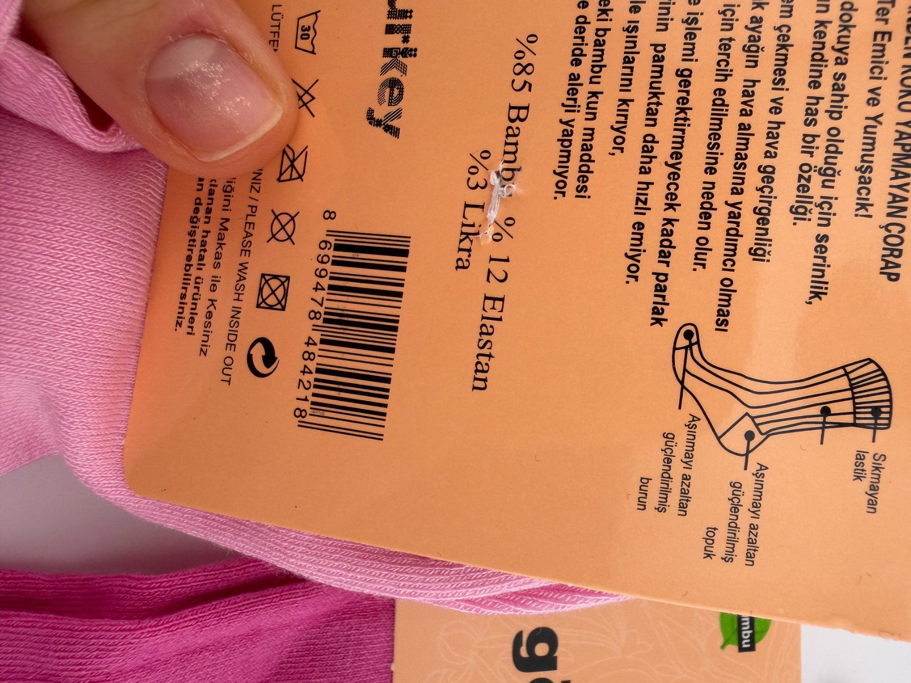 Calze: Socken, Bambus, Gr. 36-40, 2 Stück – Nuovo e nell'imballaggio originale da Riehen venduto da edu_92w7 2