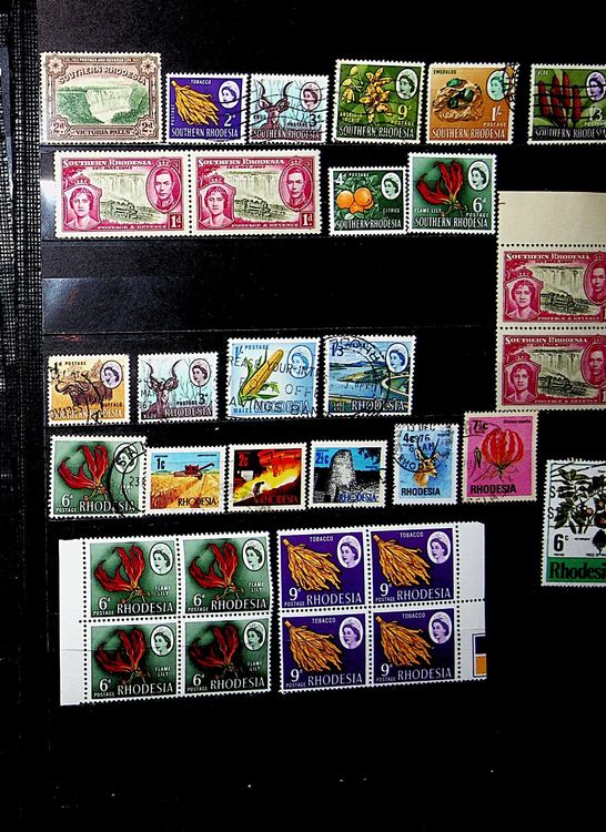 RHODÉSIE SUD + RHODÉSIE TIMBRES OBLITÉRÉS ET NEUFS /K743 Kaufen auf