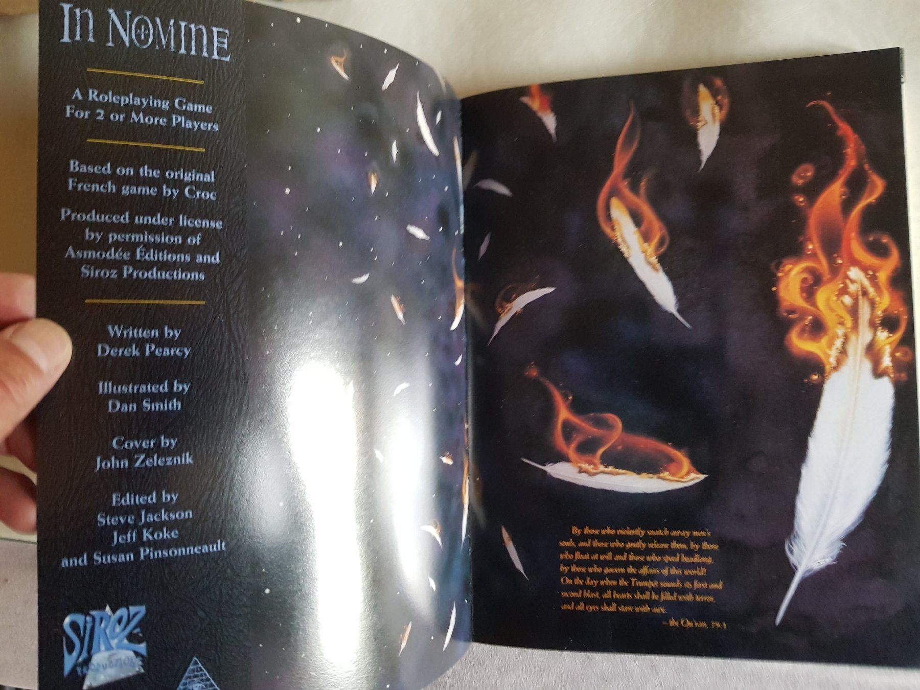 Bücher: Buch: In Nomine - Steve Jackson Games - 1997 – Gebraucht aus Walterswil BE von Lonitti 3