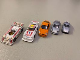 Porsche Set alte und neuere Corgi Toys etc 5 Stück
