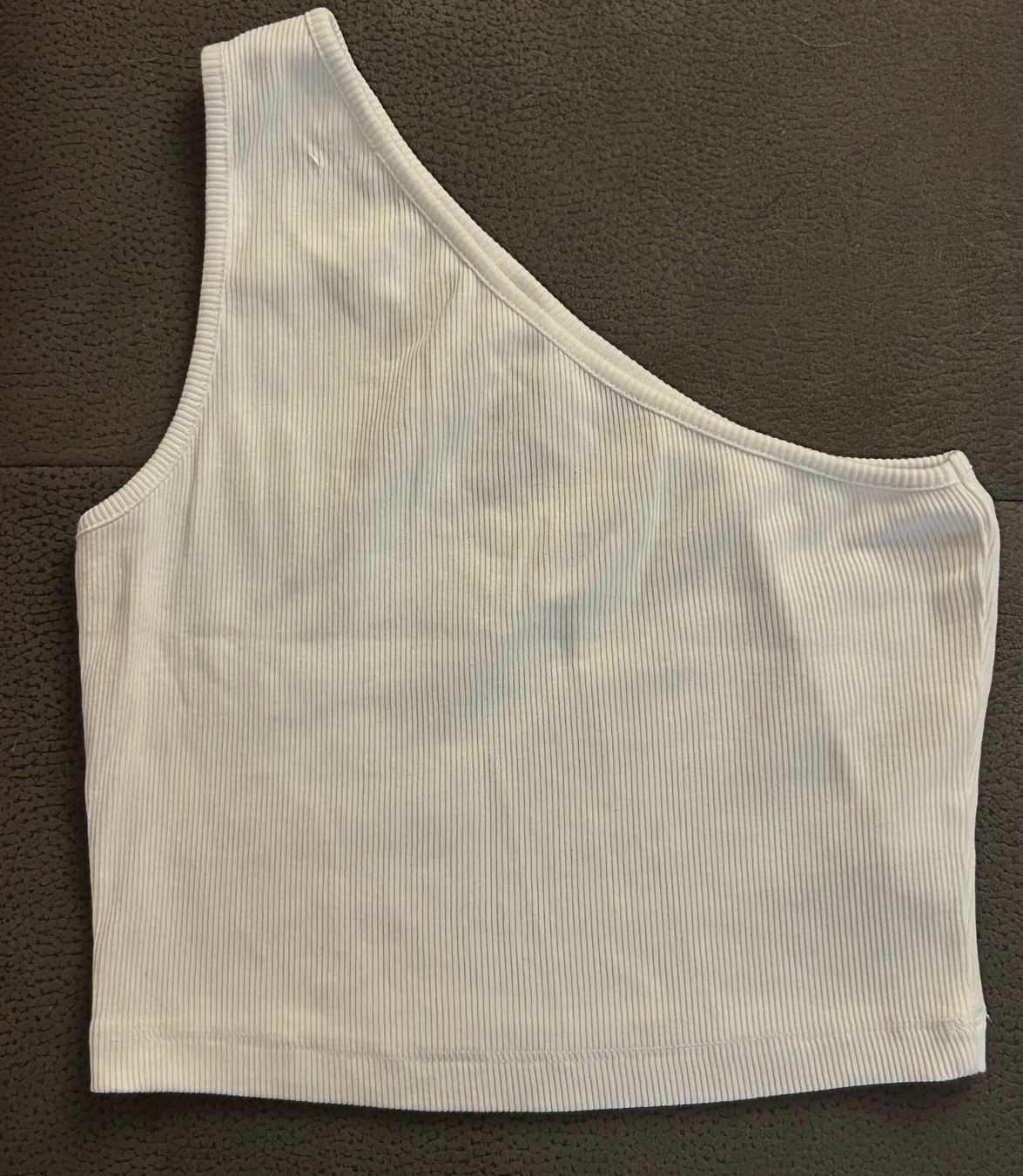 Top: Even&Odd One-Shoulder Crop Top Weiss Gr. S – Usato da Oberkulm venduto da angela_05
