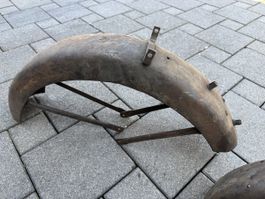Fender Front und Heck englisch Motorrad, Oldtimer, Enfield