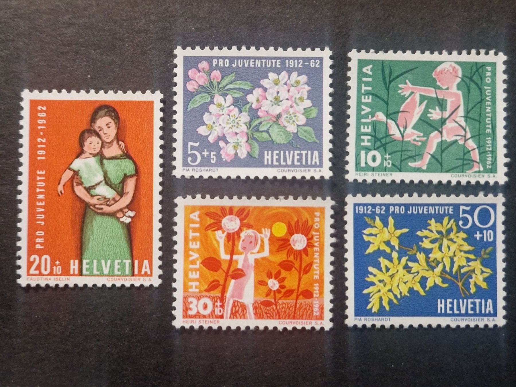 Tutti i francobolli: Pro Juventute 1962   postfrisch ** – Usato da Bouveret venduto da hckoala
