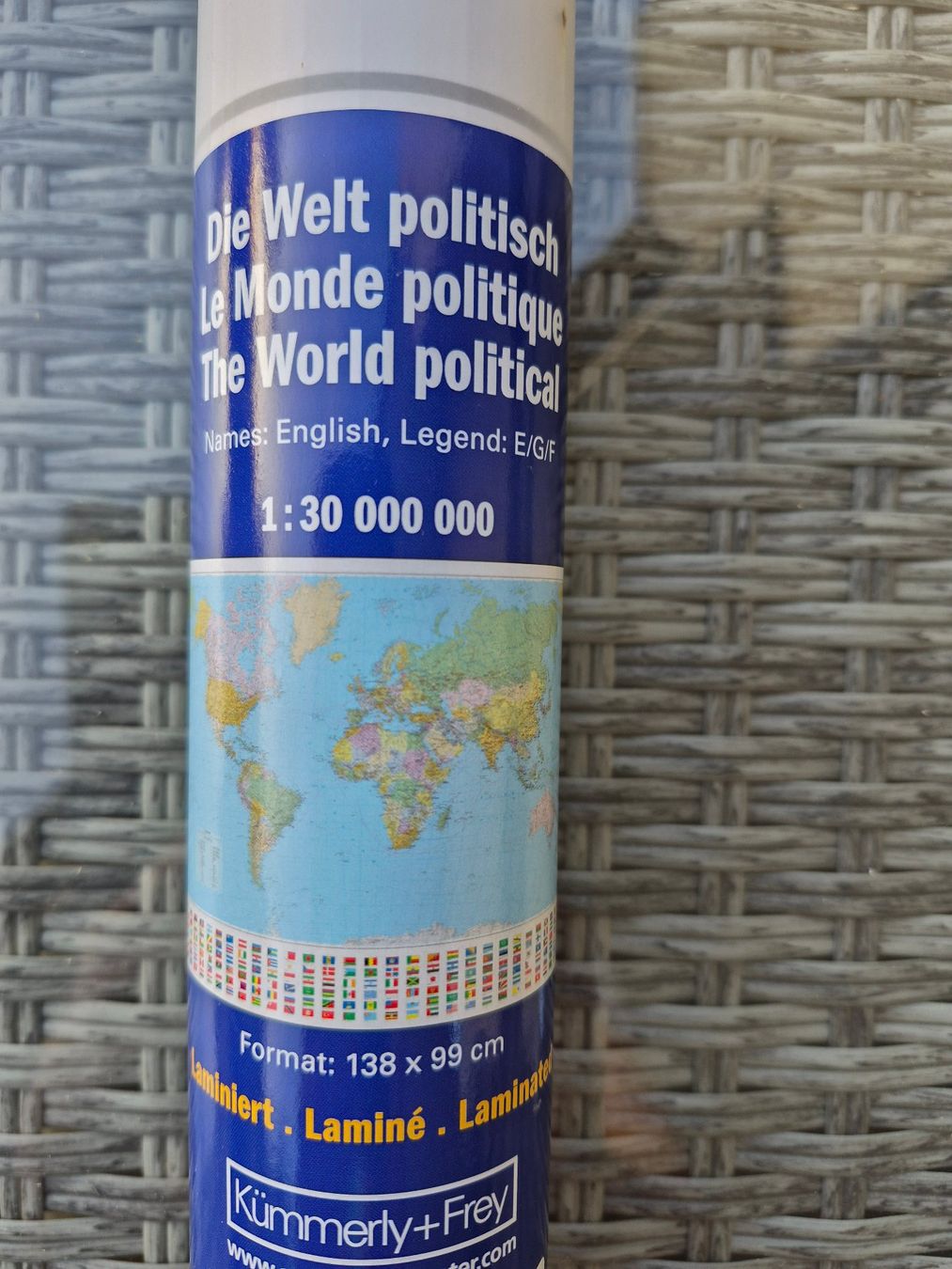 Cartine & Atlanti: Weltkarte – Nuovo e nell'imballaggio originale da Luzern venduto da GSLO