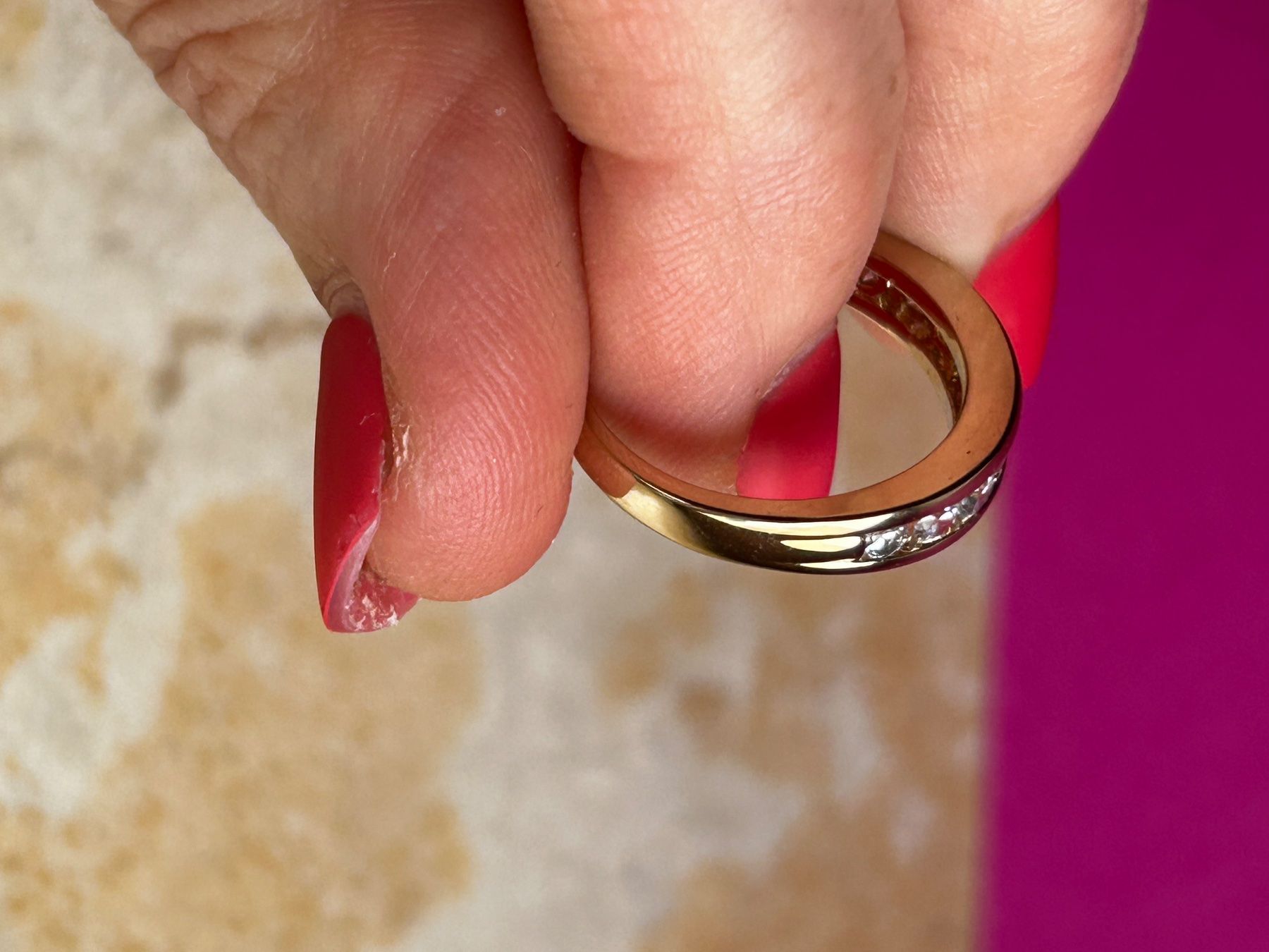Anelli: Goldiger Ring  HOCHZEIT Gr. 55 – Usato da Laufen venduto da Bellavitaboom 9