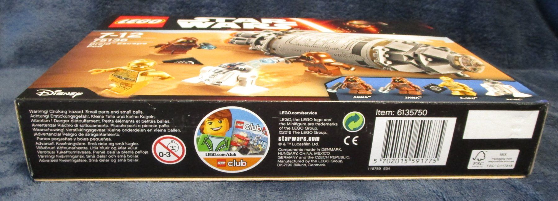 Lego Kit di costruzioni: LEGO STAR WARS DROID ESCAPE POD - 75136 – Nuovo e nell'imballaggio originale da Chêne-Bourg venduto da breno56 3