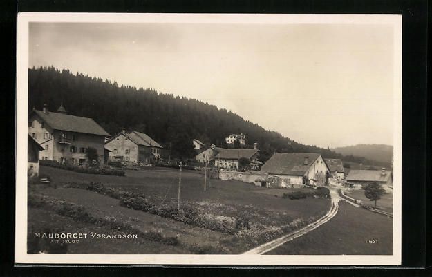 Cartoline postali: AK Mauborget, Ortspartie mit Häusern – Usato da Berlin venduto da bartko-reher