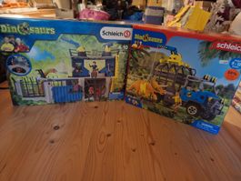 Schleich Dinosaurier Forschungsstation und Transportfahrzeug