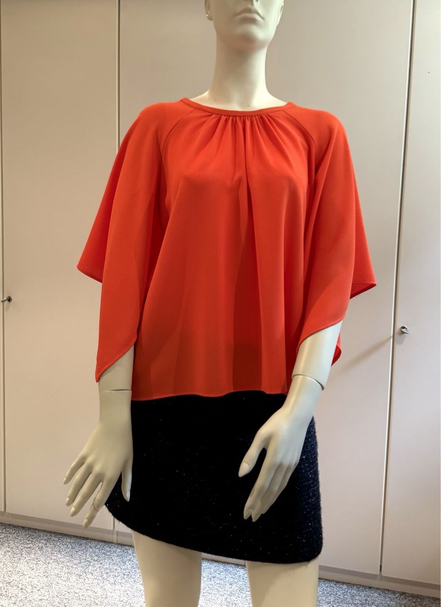 Camicette: Blouse manches amples orange 40 – Nuovo (secondo la descrizione) da Genève venduto da flocon06 4