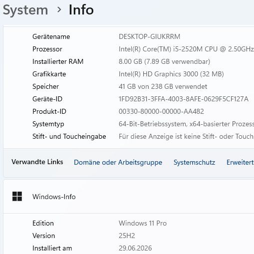 Fujitsu Notebook: Laptop Fujitsu, i5, SSD, Windows 11 Pro, Office 2024 Pro – Usato da Niedergösgen venduto da elv_kv8j 5