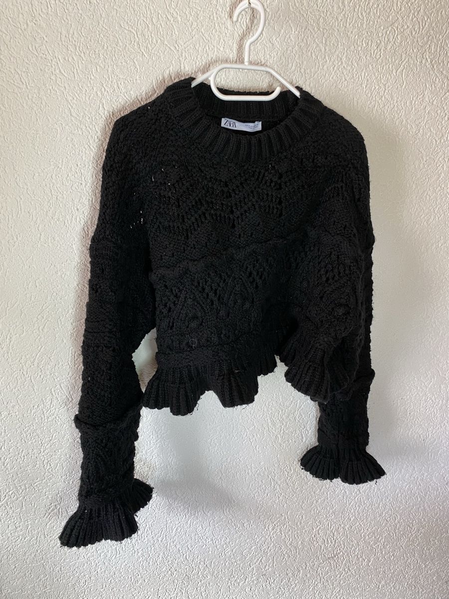 Zara Maglioni & Felpe: Süsser Rüschen Pullover von Zara – Usato da Emmen venduto da Linda-Bachmann