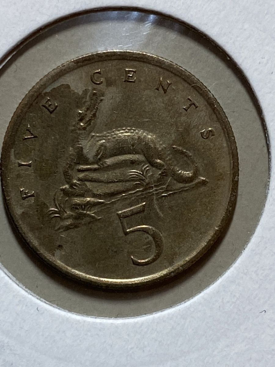 Tutti le monete: Jamaïque - 5 cents - 1977 – Usato da Payerne venduto da Mike1682