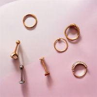 Piercing Goldfarben Diverse Formen wie neu