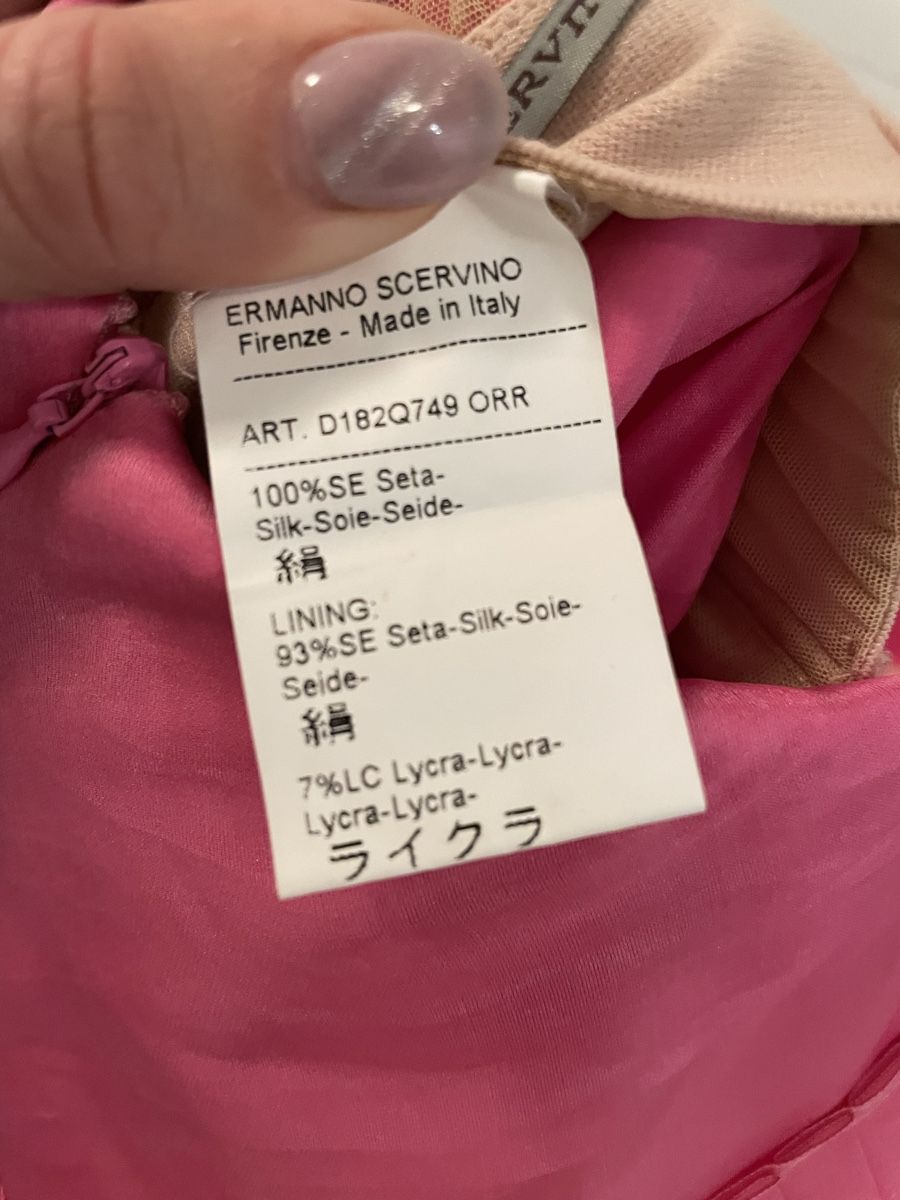 Ermanno Scervino Kleider: Ermanno Scervino Cocktail Kleid aus Seide – Gebraucht aus Au ZH von Daiga 3