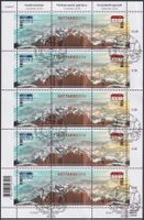 2016, OS1588-OS1589 (Gottardo) Zierbogen mit ET-Stempel.