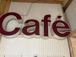 Leuchtreklame Cafe Vintage Oldtimer