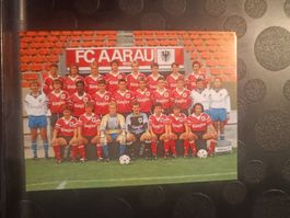 FC Aarau- Mannschaftskarte 1988/89