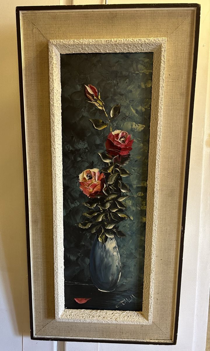 Tableaux: Zu verkaufen ein wunderschönes Rosen bild  – D'occasion à Gwatt (Thun) par ate_6ng8 7