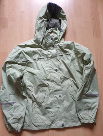 Coole Übergangsjacke Gr. 164, Jungen, grün, Kapuze