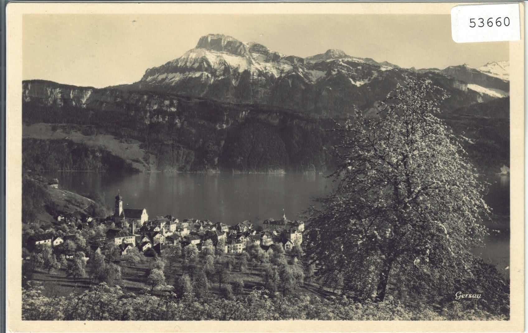 Cartoline postali: Gersau - Generalansicht – Usato da Ettingen venduto da Kartenplanet