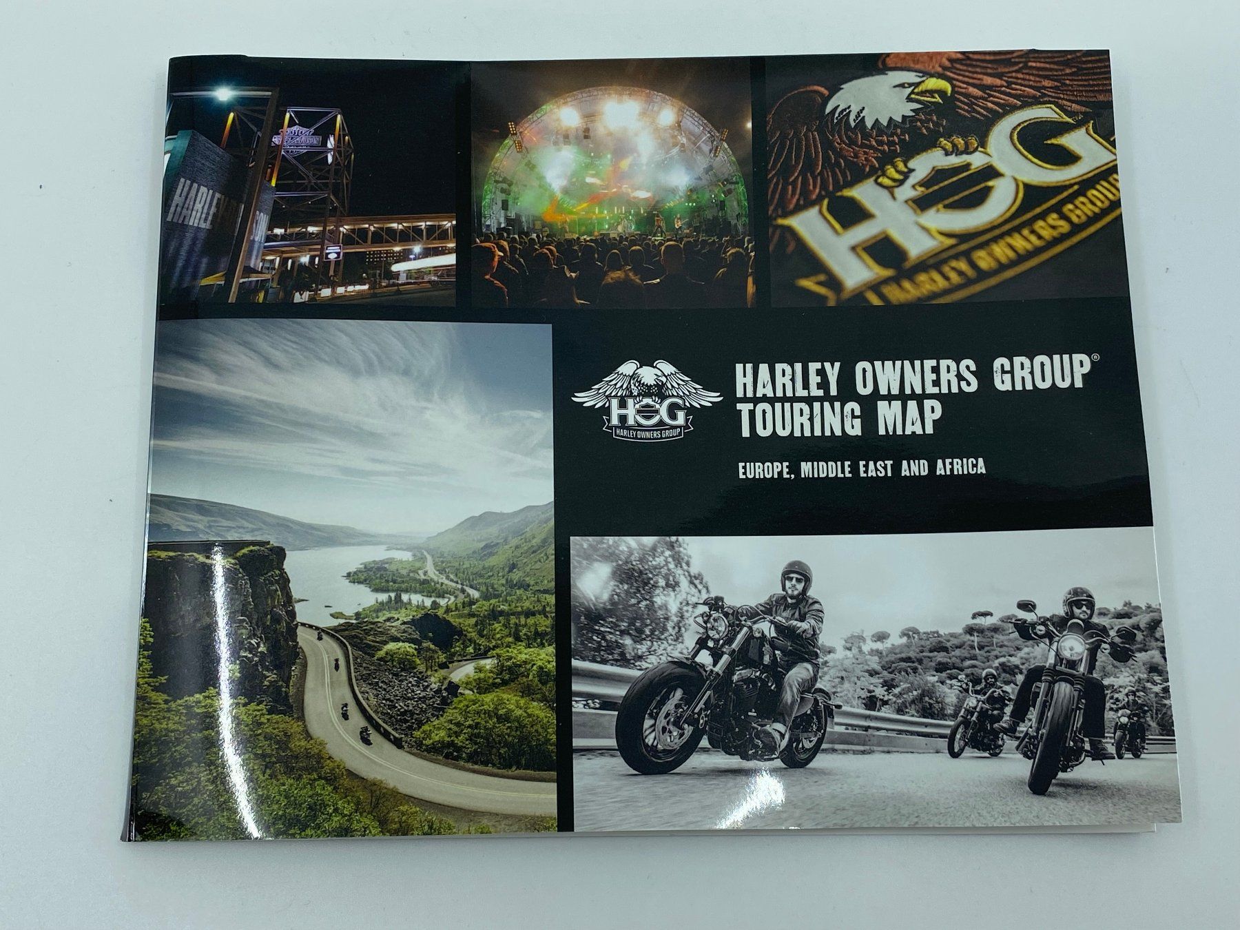 Landkarten & Atlanten: Harley Owners Group Touring Map - ca. 97 x 67 cm – Neu (gemäss Beschreibung) aus Langwiesen von Restposten-24