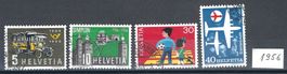 Timbre Suisse - 1956 - Série complète oblitérée