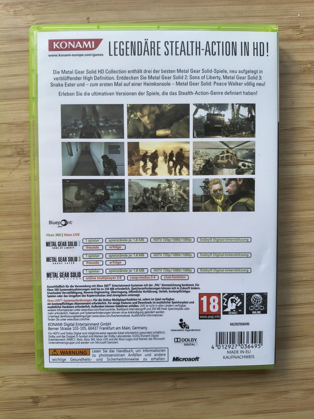 Spiele: Metal Gear Solid HD Collection (XBox 360) – Gebraucht aus Riedholz von ste_96cd 1