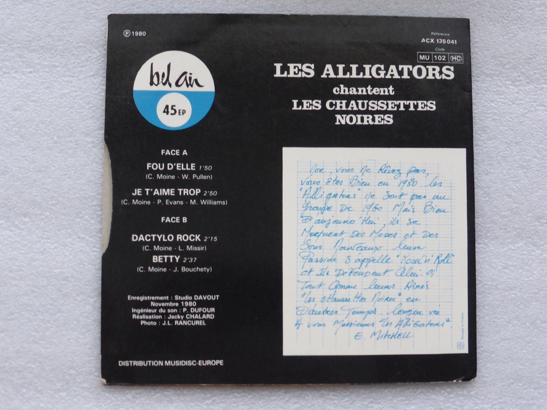 Dischi in vinile: Vinyl Single   EP  ALLIGATORS – Usato da Küssnacht am Rigi venduto da Mondkinder 3