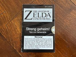 Streng geheim Booklet für SNES Zelda: Link to the Past