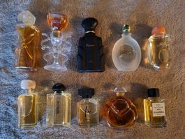 Vintage Parfum Miniaturen Set 10 Stück verschiedene Marken