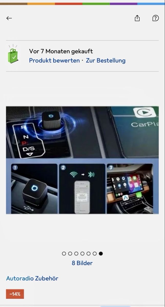 Sistemi audio & multimediali: Ottocast Wireless CarPlay Android Adapter CP88-T2 Mini – Nuovo (secondo la descrizione) da Bonstetten venduto da Ez_pat 7