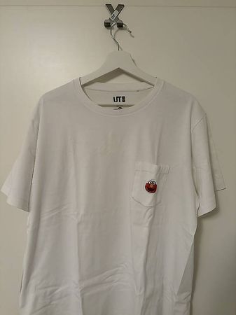Kaws x Uniqlo x Sesame Street Pocket T-Shirt