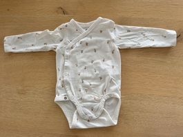 H&M Babybody Langarm mit Birnen Gr 68