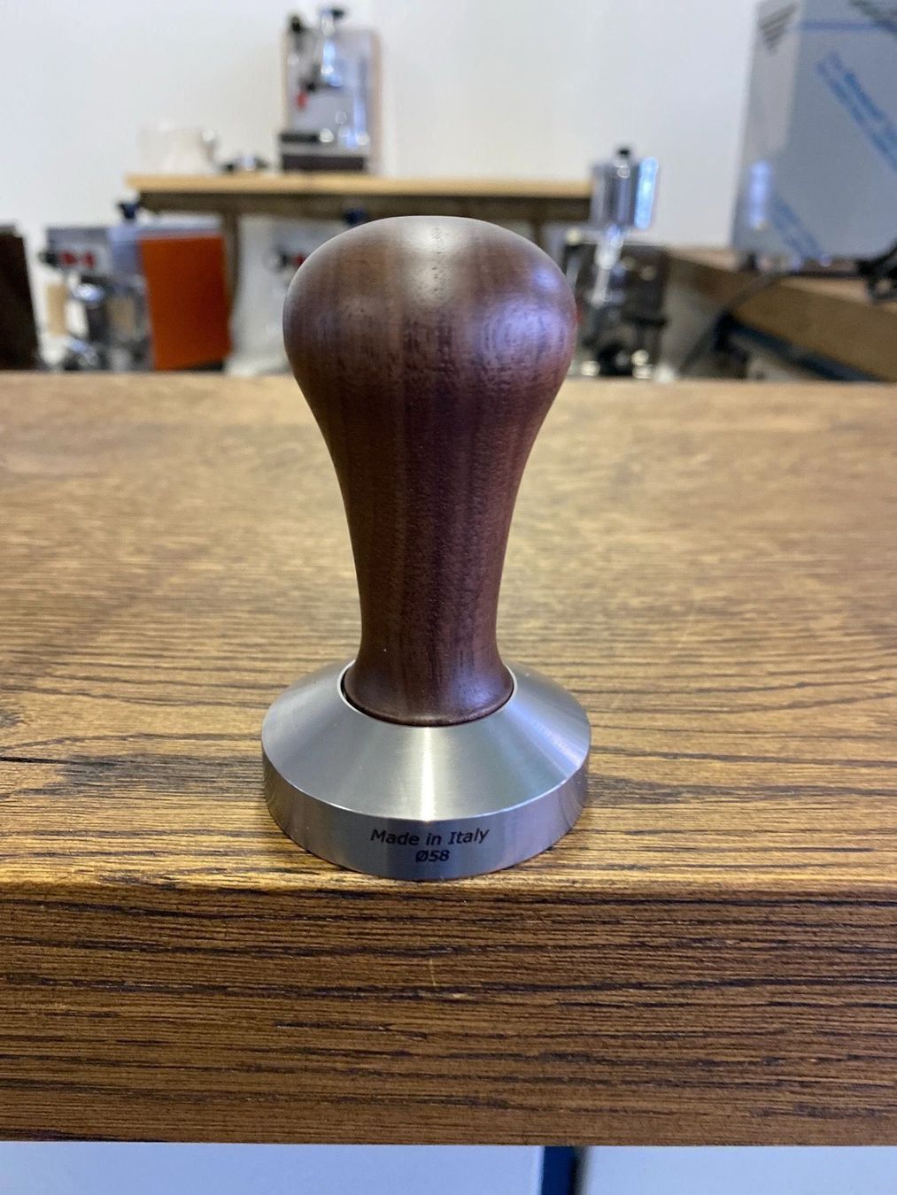 Macchine per caffè & Macchine per espresso: Nussbaumholz Tamper 58mm – Nuovo e nell'imballaggio originale da Oberbüren venduto da Olympia9245