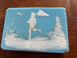 Schneemalerei Böhmen Glas Bild