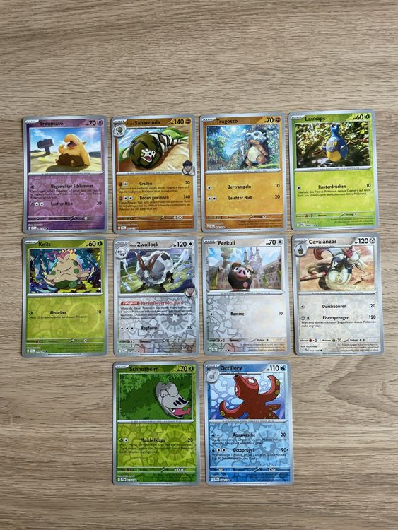 Pokémon Karten - REVERSE HOLO (DE) - NEU aus Booste (Neu (gemäss ...