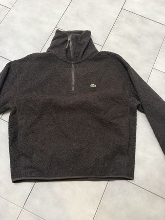 Lacoste Fleece Pullover braun Grösse M guter Zustand