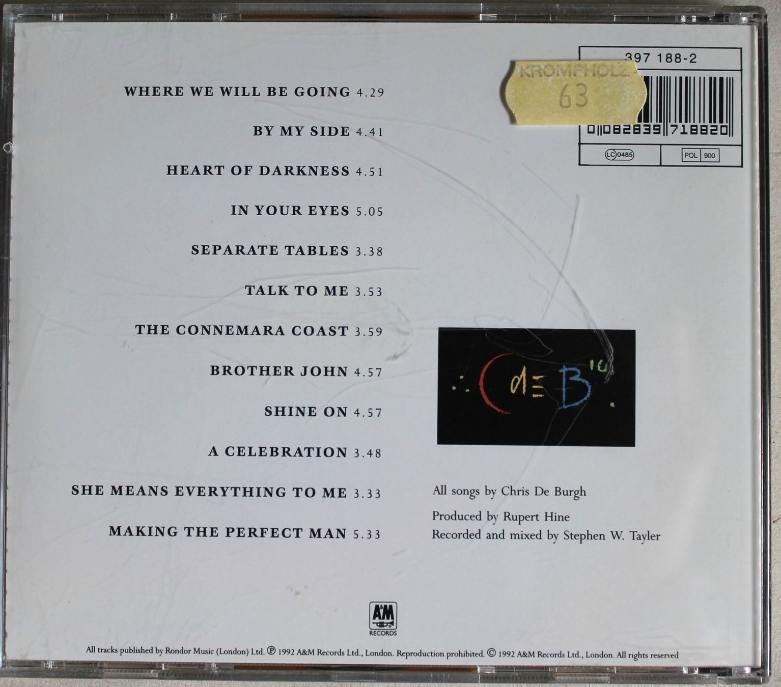 CD: Chris de Burgh / Power of ten – Usato da Worblaufen venduto da Cookie23 1