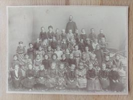 Antikes orig. Klassenfoto um 1890