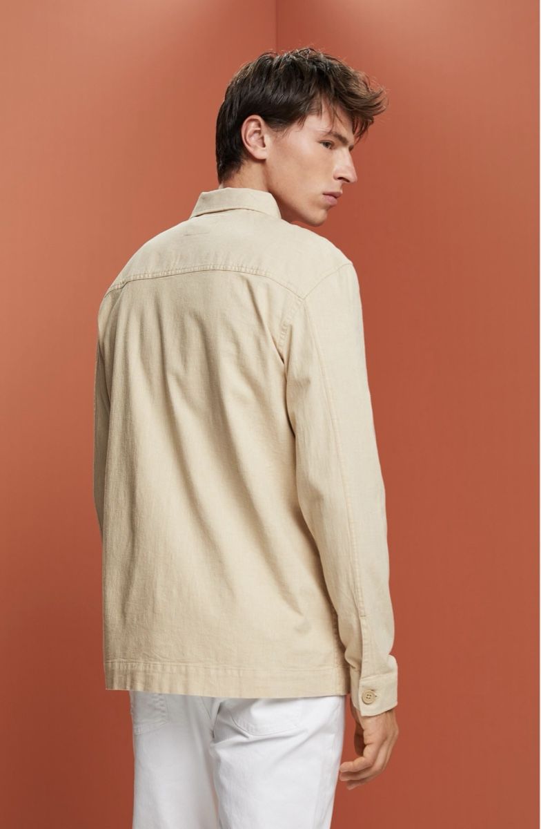 Esprit Camicie: Herringbone-Hemd, Leinenmix – Nuovo e nell'imballaggio originale da Wittenbach venduto da bes_k8vr 2