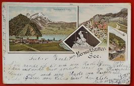 Gruss vom Vierwaldstättersee 1900