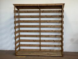 Kaminholzregal 167x62x119/178/163cm Breite x Tife x Höhe
