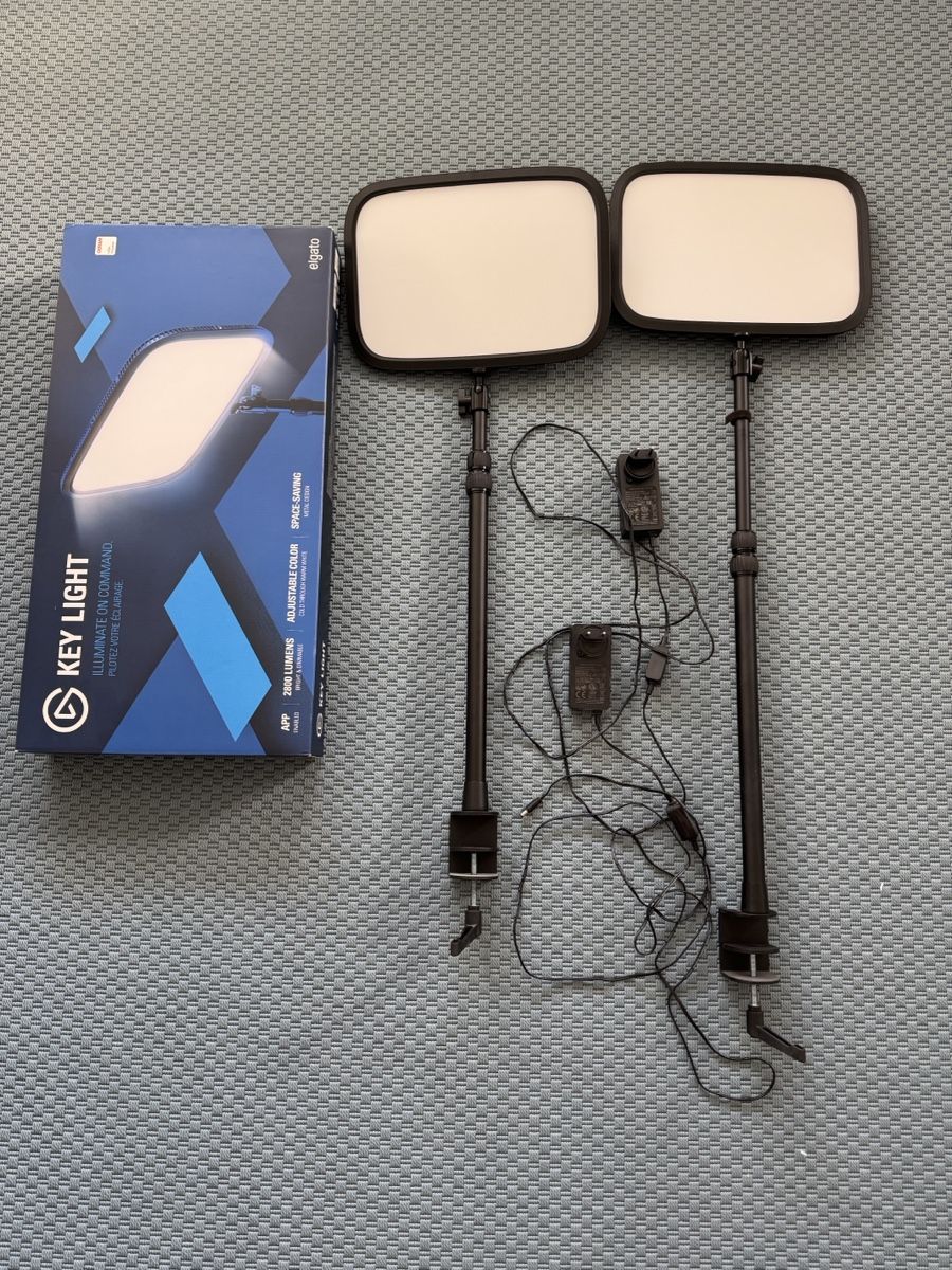 Elgato Lampade: 2x Elgato Key Light LED Studio Panel Set used – Usato da Zürich venduto da Pinne